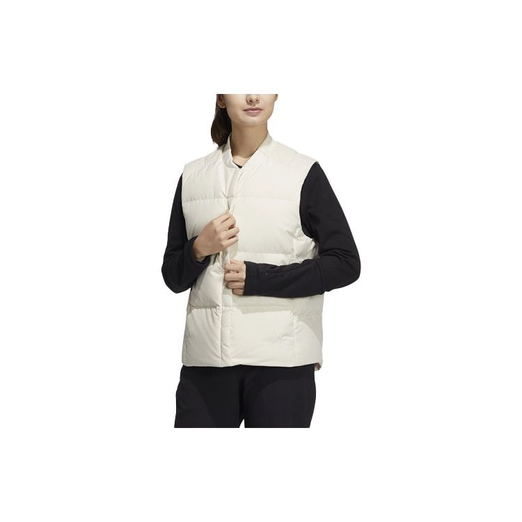 adidas Terrex W Down Vest однотонный теплый пуховый жилет женские жилеты белые H23076