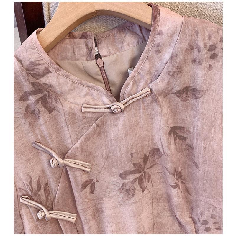 Плюс размер Женское летнее новое китайское платье-чонсам в улучшенном национальном стиле для молодежи