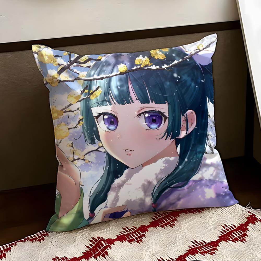 The AApothecary Diaries Anime Cushion Cover Reversible Soft Durable Pillow Cover Home  Car MultiScene Use for Daily Comfort