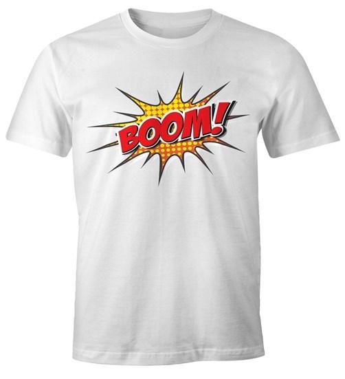 Unisex T-shirt Comic Boom Fun Shirt Moonworks®-
