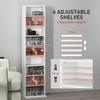 260 Narrow Cd Storage Unit White
