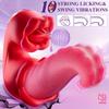 Vibrator Adult Sex Toys for Women - Tongue Thrusting Vibrators Dildo with 10 Licking Clitoral & Swing Mode, Sucking Clit G Spot Stimulator