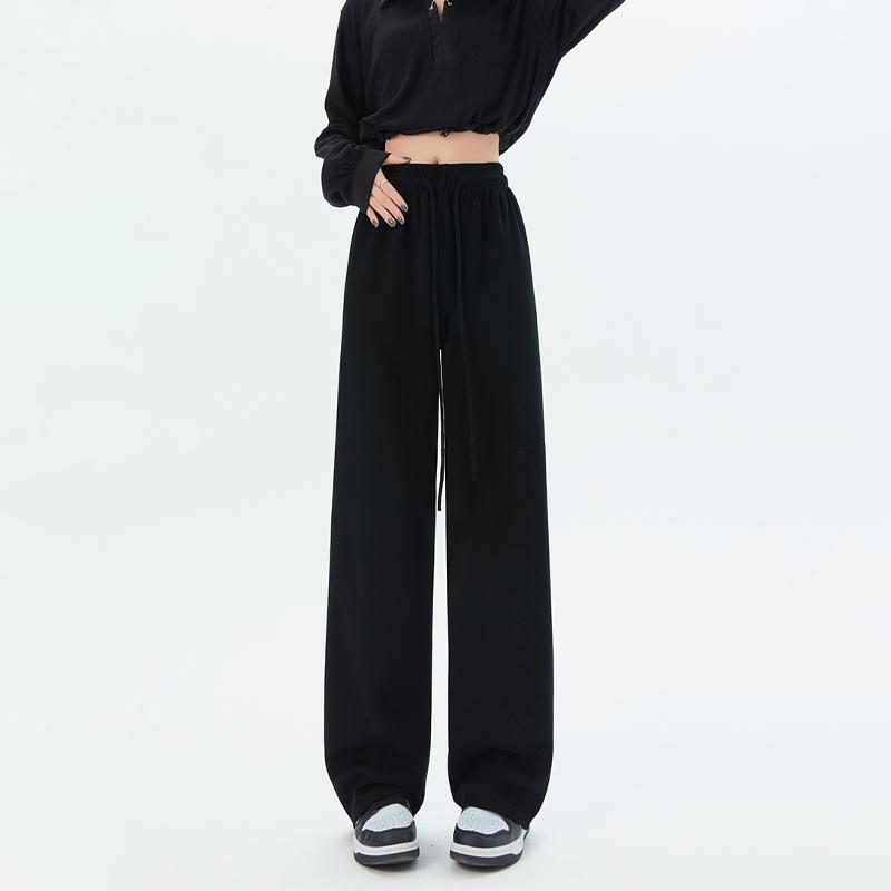 Спортивные штаны для бега, женские широкие мешковатые брюки, весенние летние женские брюки большого размера с высокой талией, женские спортивные штаны, брюки