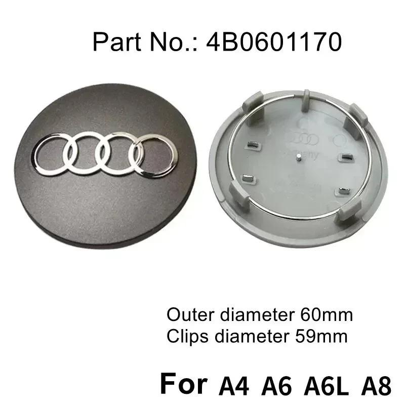 Для Audi B5 Колпаки на ступицу Горячие Для Audi 4 шт. 60/ 61/68/69 мм Колпачок центральной ступицы колеса Audi значок на ступицу подходит для Audi TT RS A3A4A5A7A8S5 S6