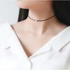 Rope Metal Velvet Pendant Little Ball Neck Leather Chain Women Short Necklace Bead Black Choker