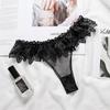 Ultra-thin Mesh Lace Thong: Sexy, Transparent, Low-Waist Breathable Underwear for Women