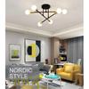 Nordic Minimalist Pendant Light Ceiling Lamp LED Chandelier Suitable for Bedrooms Living Rooms Black Gold Lighting Decoration