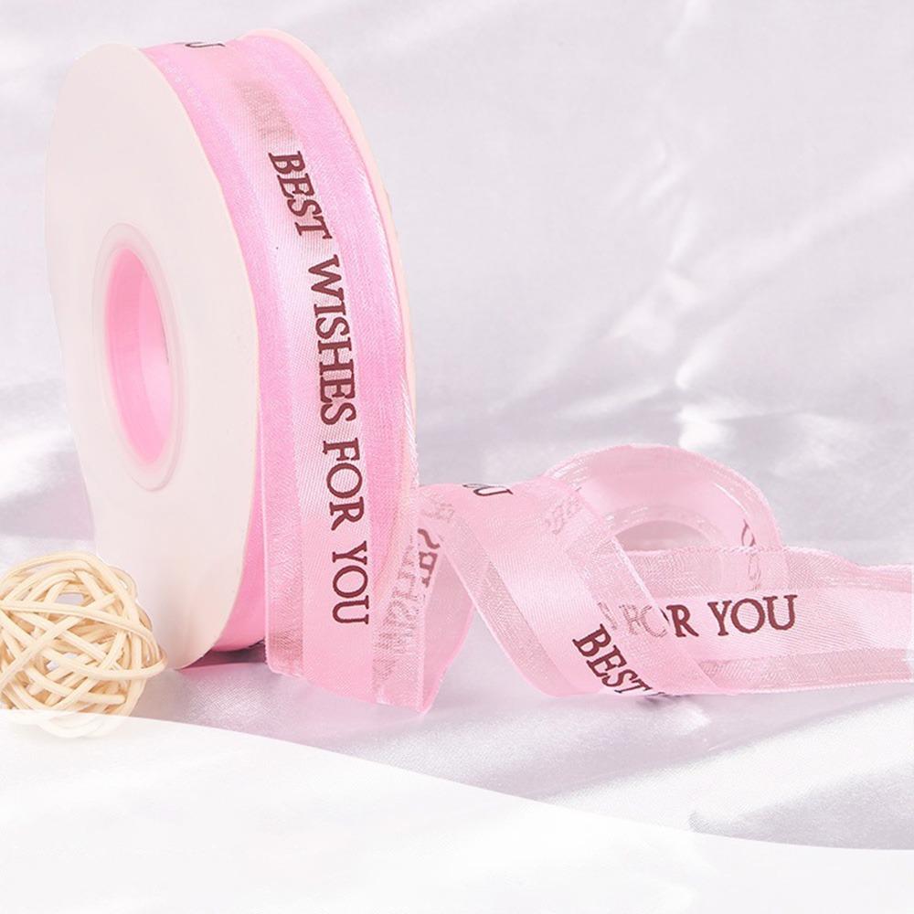 Best Wishes for You Chiffon Ribbons Multicolor Wrapping Decorations New Decorative Webbing