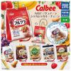 Takara Tomy Arts Calbee Гранола Шака Шака Брелок x Полная Гачапон Капсульная Игрушка Набор из 6 штук, Набор,