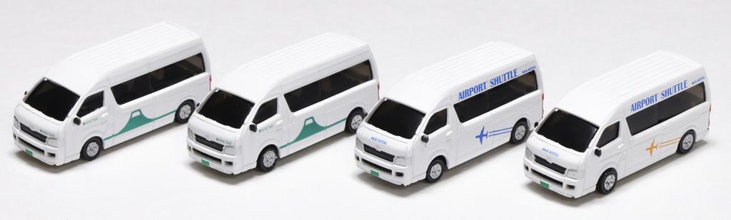 KATO N Gauge Toyota Hiace Super Long Jumbo Taxi 4 Units Diorama Supplies 23-651E