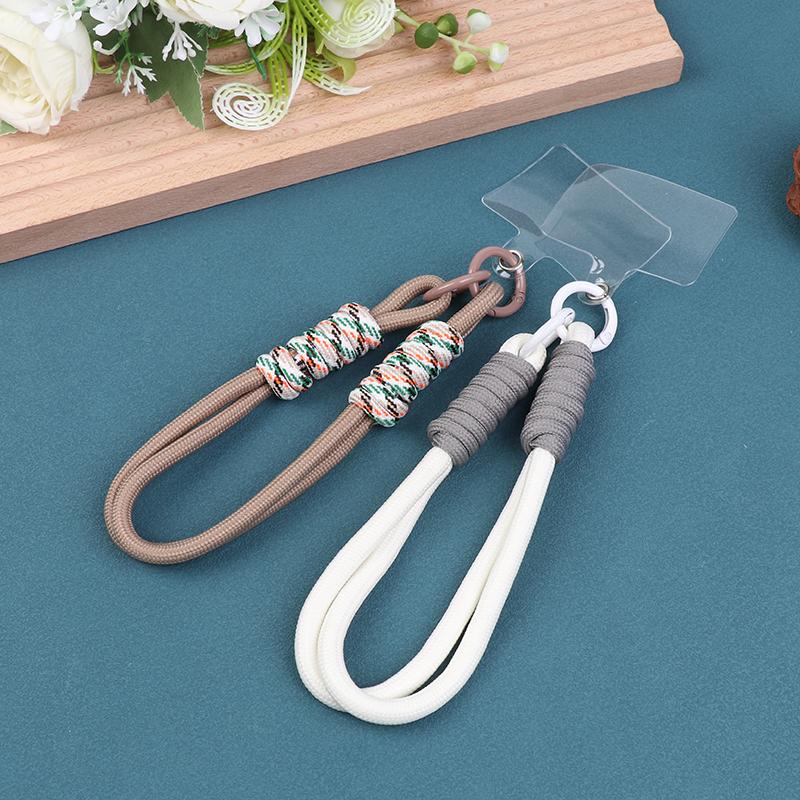 Телефонный шнурок Универсальный персонализированный ремешок на запястье Короткий ремешок для мобильного телефона Портативная сумка-брелок для ключей Цепочка для мобильного телефона с защитой от потери