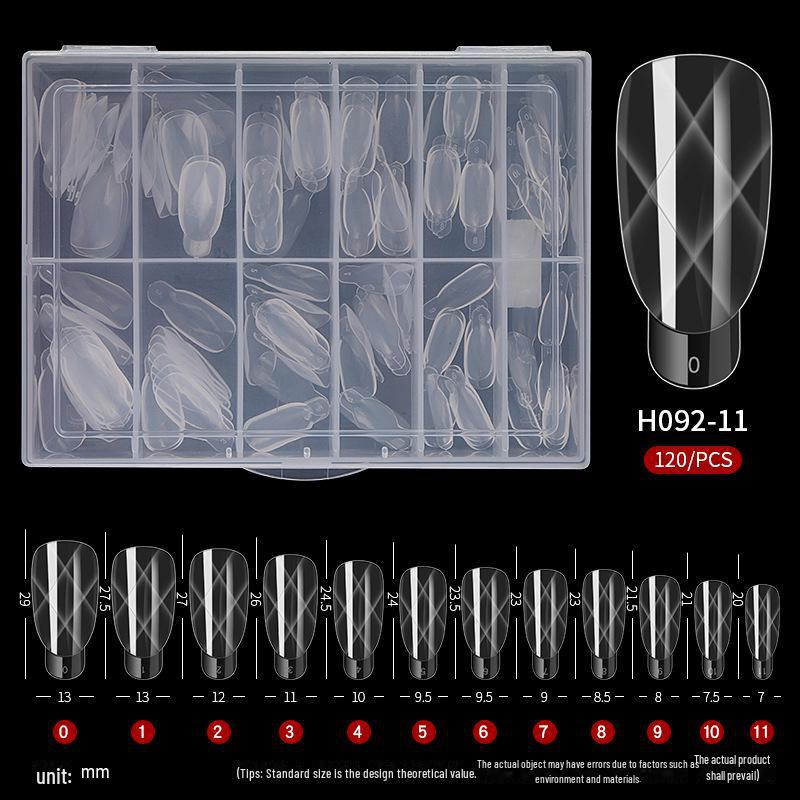 Набор для наращивания ногтей многоразового использования из 120 предметов: Клей, формы и хрустальные гвозди