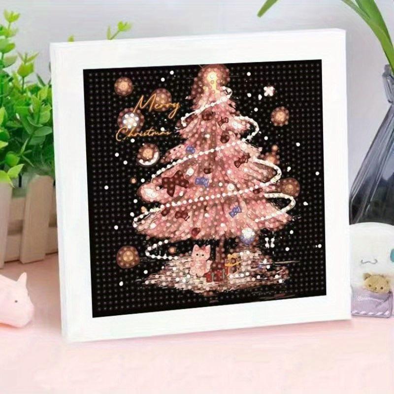 1Pc Christmas Small Gift Diamond DIY Handmade Photo Frame Decorative Painting Material Package