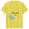 Team Bride Bridesmaid Bridal Flower Wreath Tees Unisexs Bachelorette Party Tops Friends Wedding Single Farewell Shirt Clothing