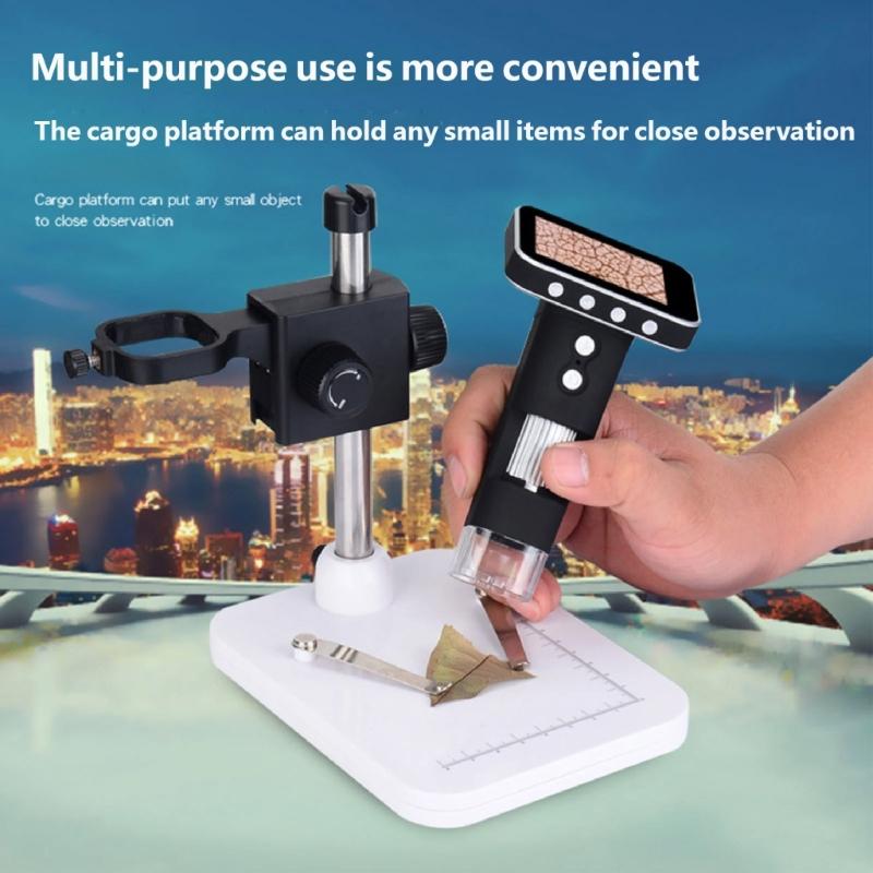 Portable Digital Magnifying Glass for Children with 500X and 500X Zoom Level 3.5 Inch Display Ideal for Outdoor Discovery