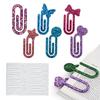 Resin Bookmark Mold Butterfly Heart Star Shapes DIY Paperclip Mold Epoxy Resin Craft Silicone Mold for Easy Release Book Lovers Gift