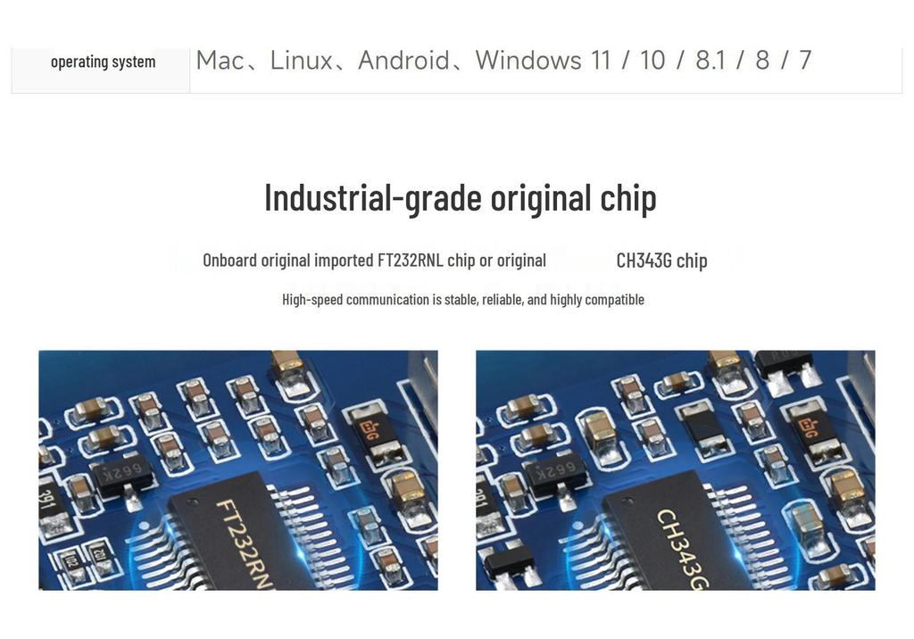 Weixue USB to RS232/RS485/TTL UART Serial Communication Module with Isolation