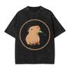 Capybara Rodent Animal Lovers Humor T Shirt Hipster T-Shirts Short Sleeve Y2K Fun Tops Summer Cotton O Neck Tees