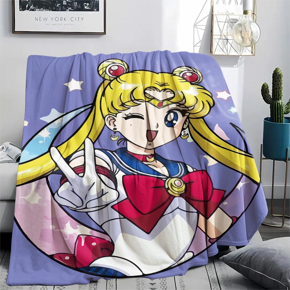 Sailor Moon Tsukino Usagi Main Blanket, Sailor Moon Fan Soft Throw, Great Gift.chl