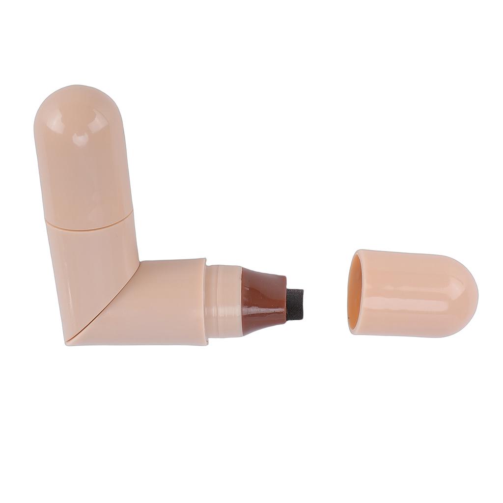 Складной штамп для макияжа, стойкий к смазыванию, долговечный, двусторонний штамп-ручка для макияжа для начинающих