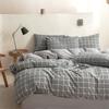 NSNLGSGC Duvet All Sold Duvet Duvet Duvet Comes with 8 Checkered Gray 170 X Duvet French Odor Resistant Cover, Semi-Double, Seasons, Separately, Long,