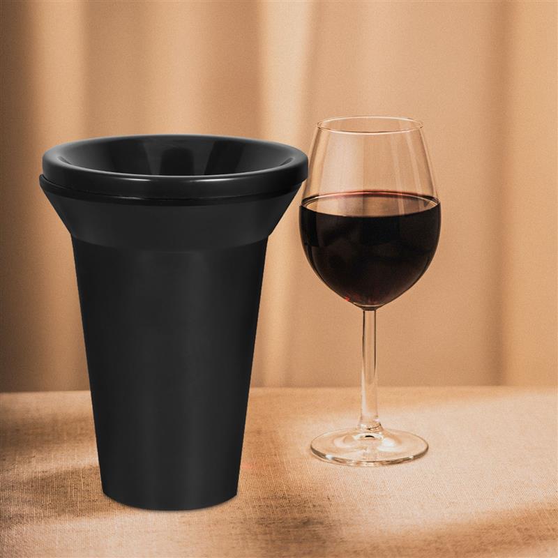Black Plastic Western Tasting Spittoons Spittoon Ice Bucket Portable Tasting Wine Tasting Spittoon Accessories Bar Supplies 5