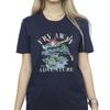 Disney Womens/Ladies Peter Pan Fly Away To Adventure Cotton Boyfriend T-Shirt