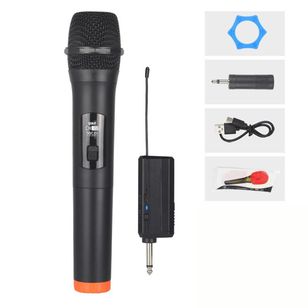 Профессиональный ручной микрофон, одинарный/двойной, для караоке, беспроводной микрофон, наружное руководство