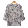 Tang Lady Mid-Aged Women's Breathable Shirt