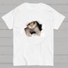 3D Cat Nerdy T-Shirt