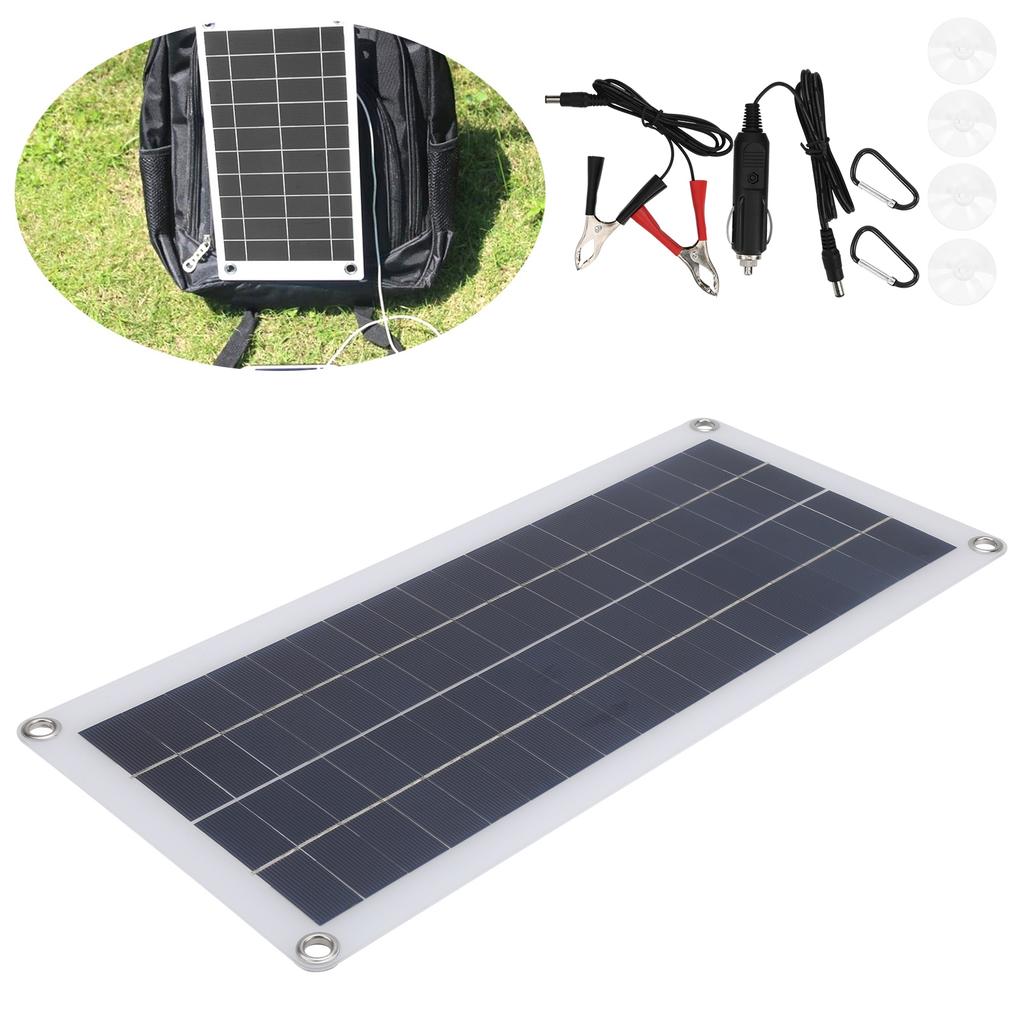 10 Вт поликристаллическая кремниевая солнечная панель с двойным выходом для аварийного зарядного устройства для кемпинга на открытом воздухе