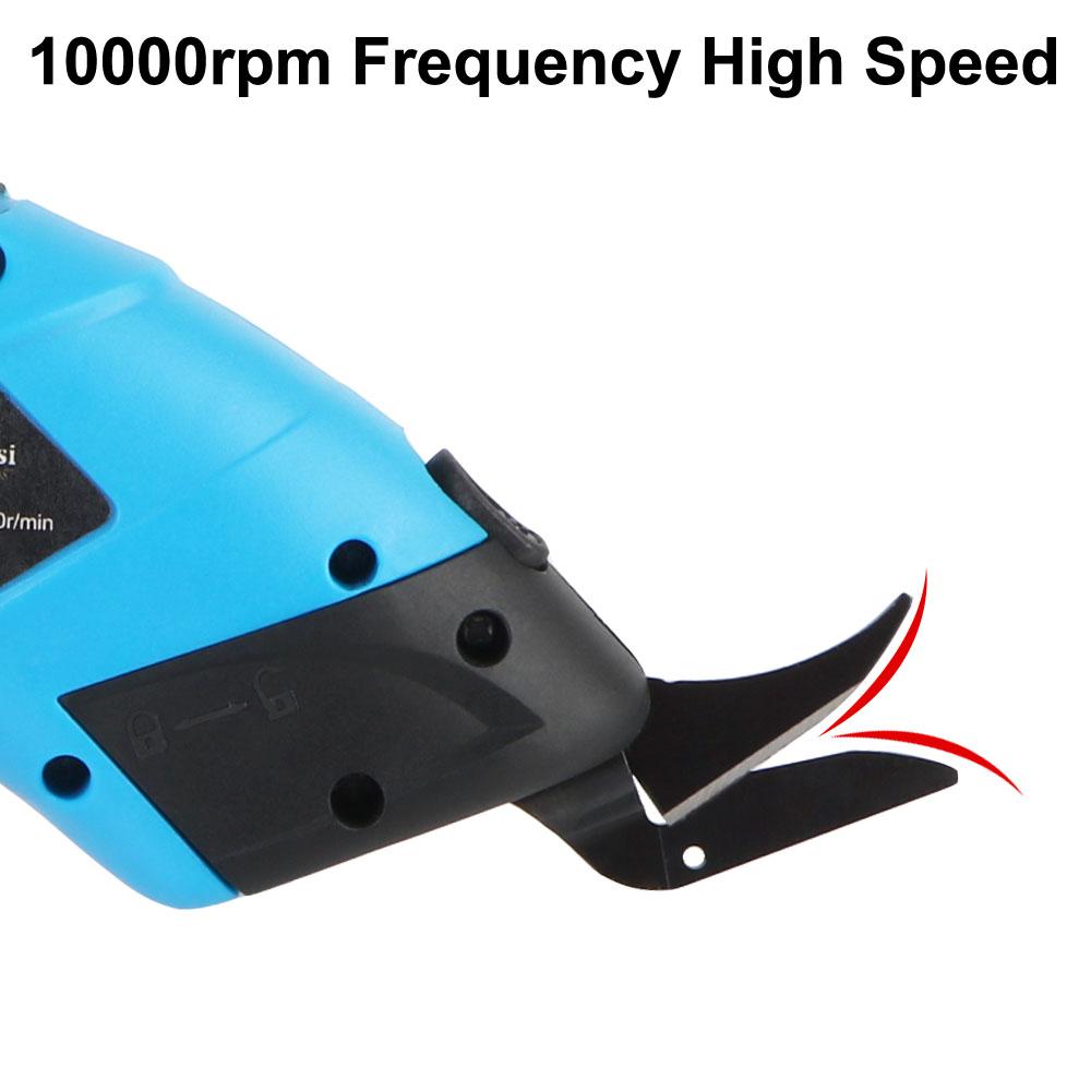 10000r/min For Home Crafts Tailor Portable Wireless Tungsten Steel Blade Electric Scissors Fabric Sewing Cut Shear Universal