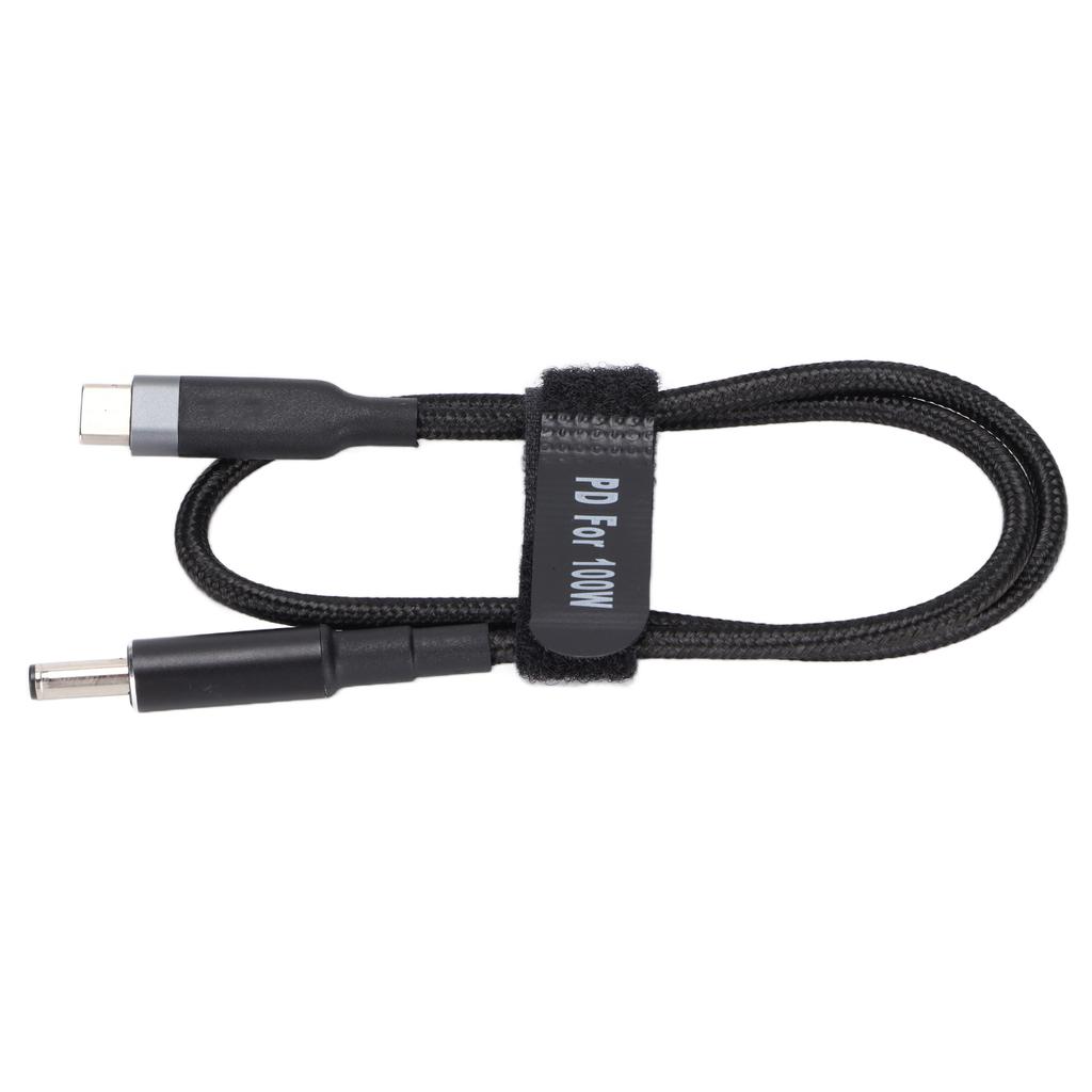 Кабель питания для ноутбука 100 Вт PD Быстрая зарядка USB C на штекер постоянного тока Стабильный износостойкий кабель питания для ноутбука для дома и офиса