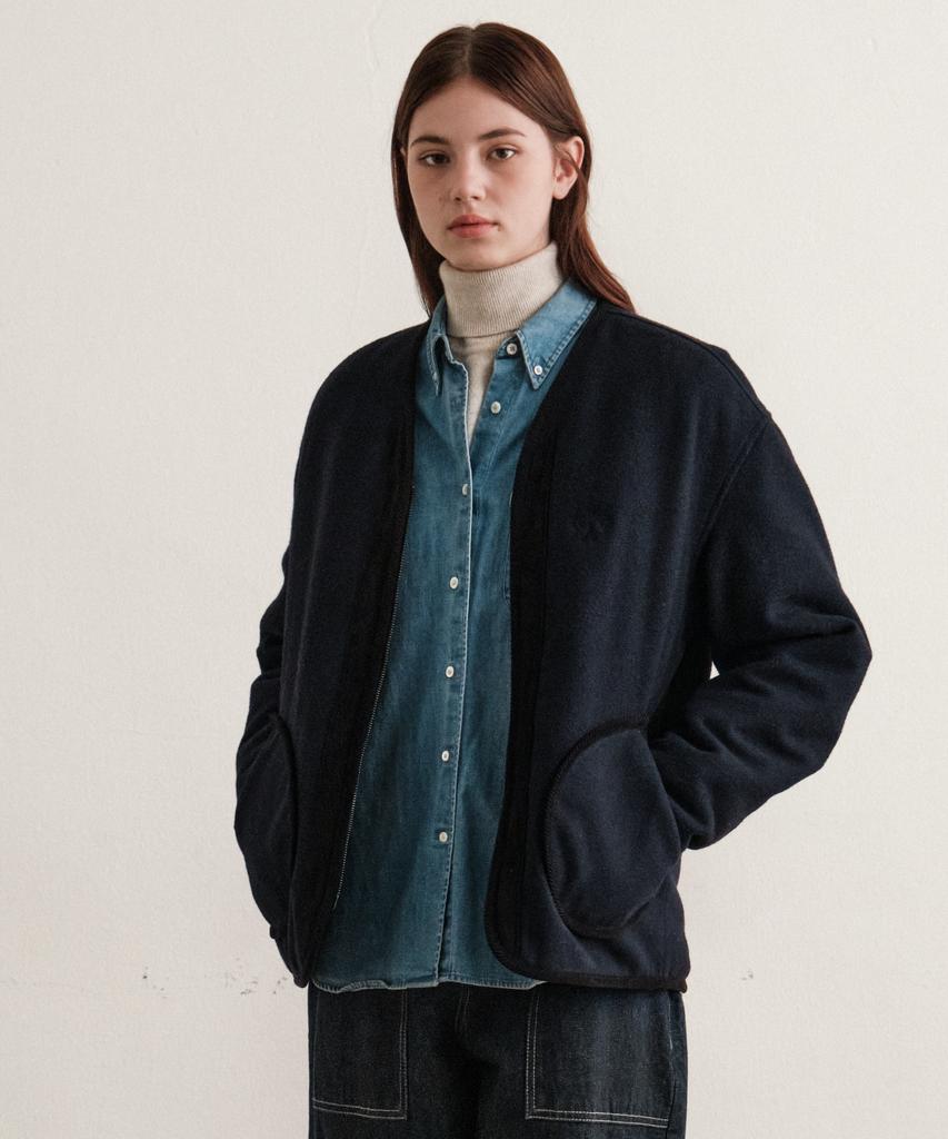 Helement Glencoe Wool Padded Jacket (Navy)