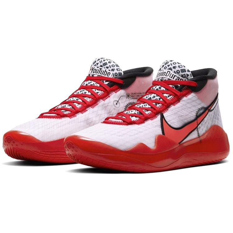 Nike X YouTube Kd 12 'Красный Белый' CQ7731-900
