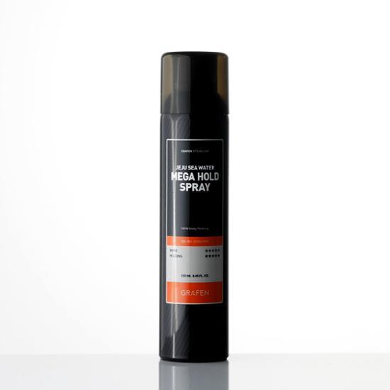 Graphene Jeju Seawater Mega Hold Spray 250 мл (Газовый баллончик DME для человеческого тела)