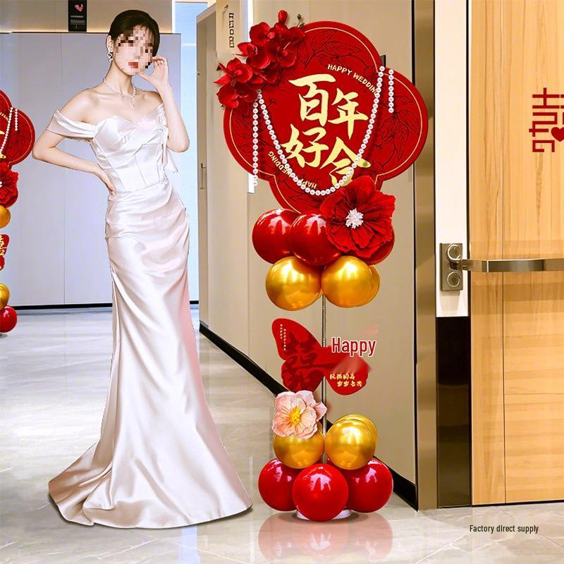 KT Board Balloon Wedding Decoration Arch for Aisle or Courtyard