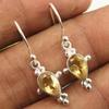 Citrine Earring, Серебряная серьга 925 пробы, Женская серьга, Серьга с подвесками, Серьга с драгоценными камнями, Подарок для нее, Серебряные украшения, Подарок на помолвку