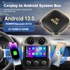 3 In 1 CarPlay Adapter Wired To Wireless Car Play & Android 13.0 Auto Cars Smart AI Box WIFI Bluetooth V5.0 For Netflix Youtube