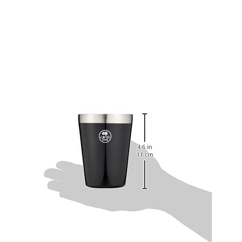 Pearl Metal Vacuum Ice Convenience Cup (Large), Black, HB-1896