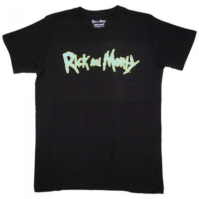 Rick And Morty Футболка с логотипом унисекс для взрослых