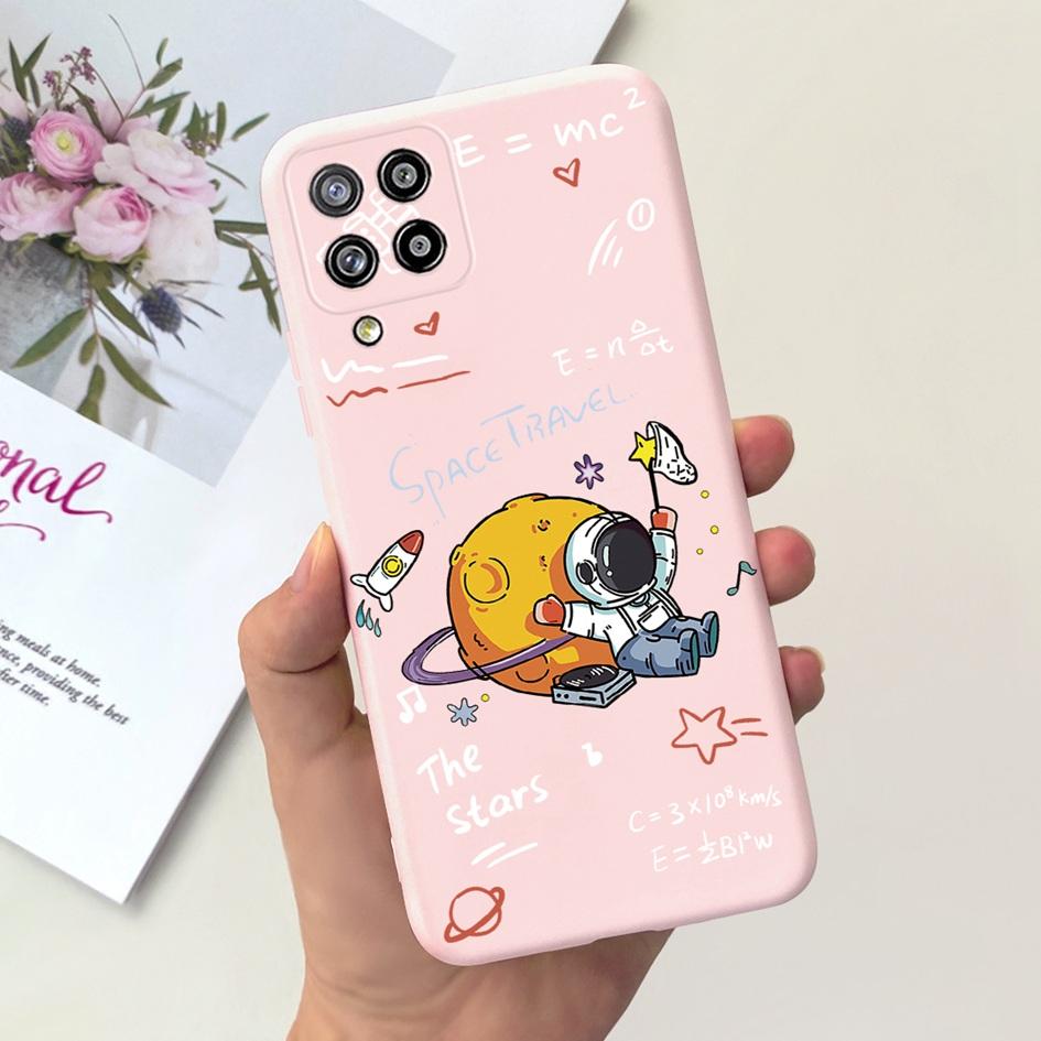 Для Samsung Galaxy A22 5G Чехол SM-A226B Задняя крышка Милый Астронавт Силиконовый Мягкий Чехол Для Samsung A22 4G A22s SM-A225F A 22 Para