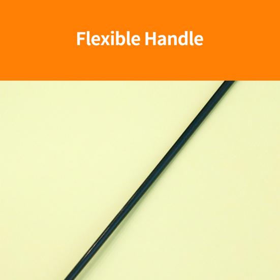 Cat Teaser Stick Long Handle Soft Color Plush Ball Bite-resistant Cat Playing Teaser Wand Toy Pet Supplies