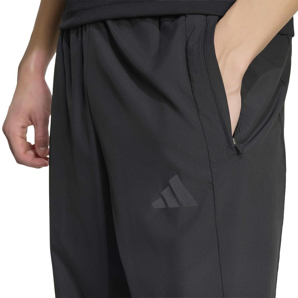 Тканые длинные брюки для мужчин F6609 Черный M [Adidas] (KU8499)
