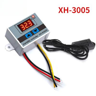 XH-W3005 110 В 220 В 12 В цифровой контроллер влажности гигрометр переключатель управления 0~99%RH гигростат с датчиком влажности