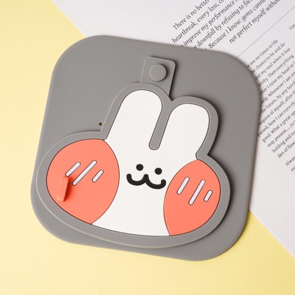 Cartoon Rabbit Silicone Shower Drain Cover Insect-proof Drain Hair Catcher Universal