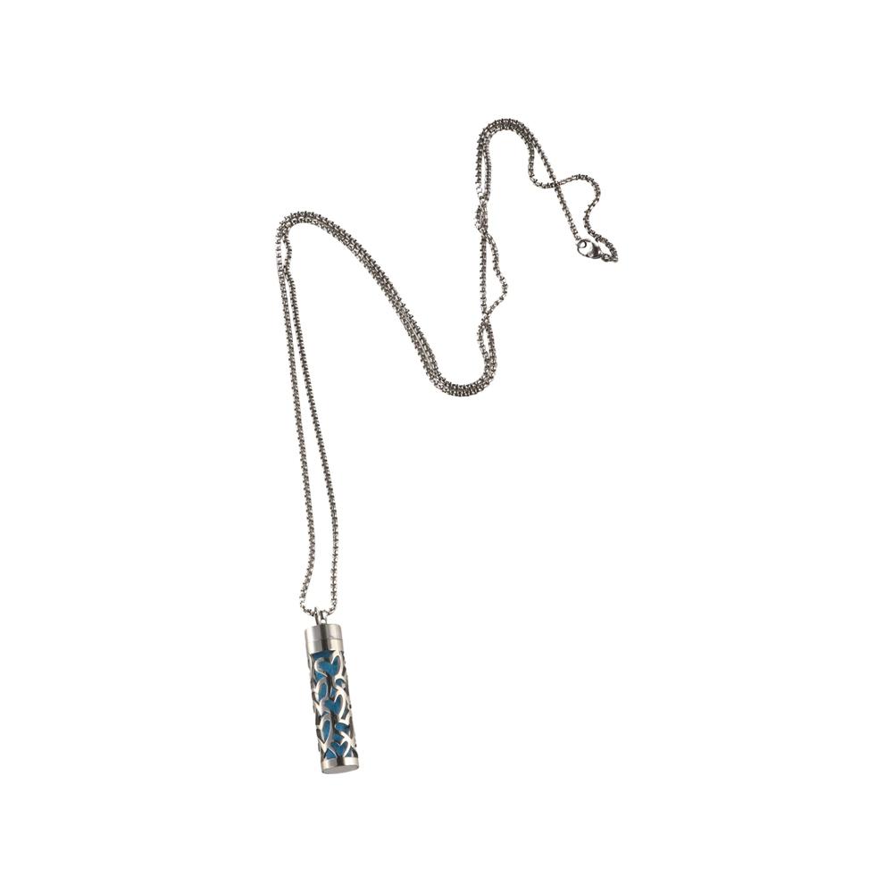 Stainless Steel Aroma Diffuser Necklace Locket Perfume Essential Oil Pendant Necklace Daily Wear