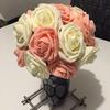 Модный декор для вечеринки, букет искусственных роз, сделай сам, домашний искусственный ПЭ-бутоны для вечеринки, пенопластовые цветы 6 см, свадьба, 10 шт.