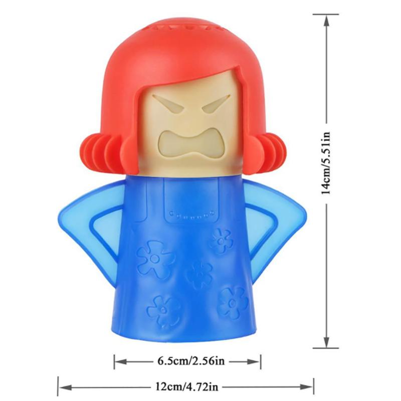 Angry Mama Microwave Cleaner Chemical-free Durable Food Grade Plastic