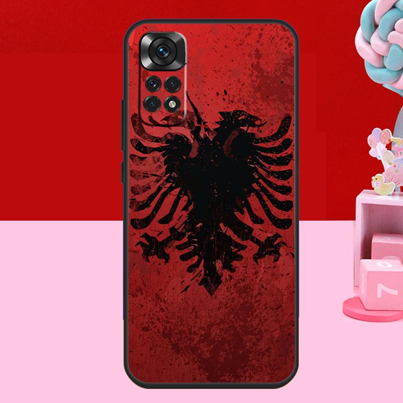 Albania Albanians Flag Case For Xiaomi Redmi Note 11 10 12 13 14 15 Pro Plus Redmi 15 C 14C 10C 12C 13C Soft Cover